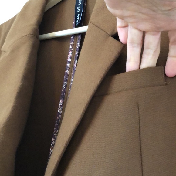 NWOT Peau De Loup Parks Faux-Wool Suit Jacket, 4 - Picture 10 of 14